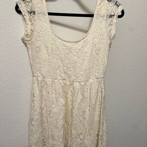 Cotton On Cream Lace Dress